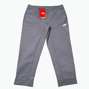 The North Face Inlux Cropped Pant Women 12 Gray Hiking Outdoor Stretch NF0A3BV5